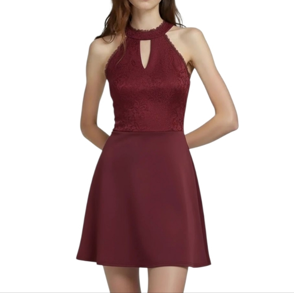 Francesca's Y2K Red Cocktail Dress